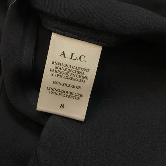 A.L.C. Lita Dress Gown in Midnight Blue Size 8 - Picture 4 of 4